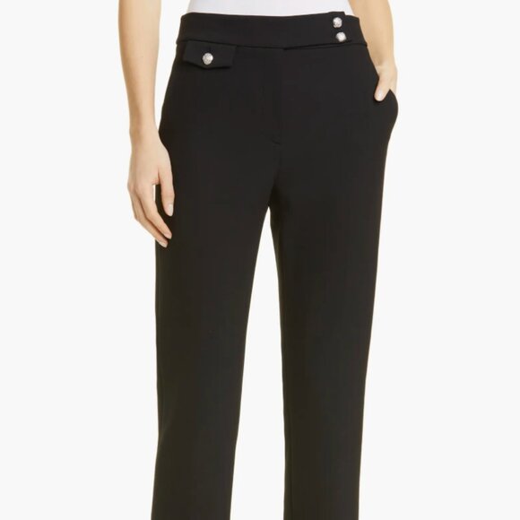 Veronica Beard Renzo Crop Cotton Blend Trousers
